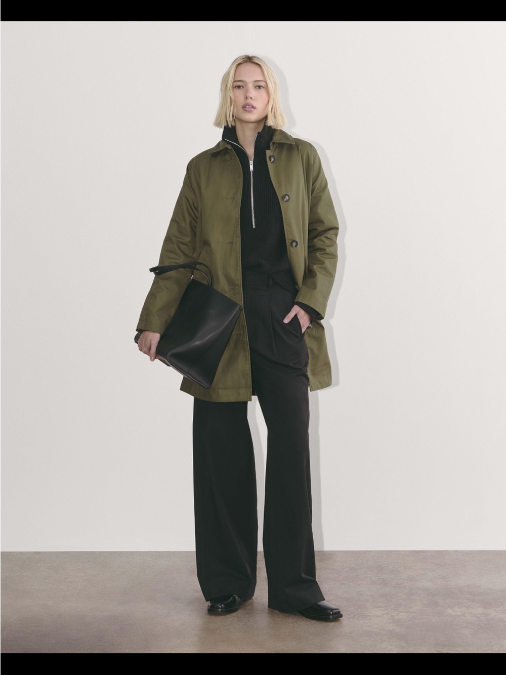 Everlane Mac Coat / Beech